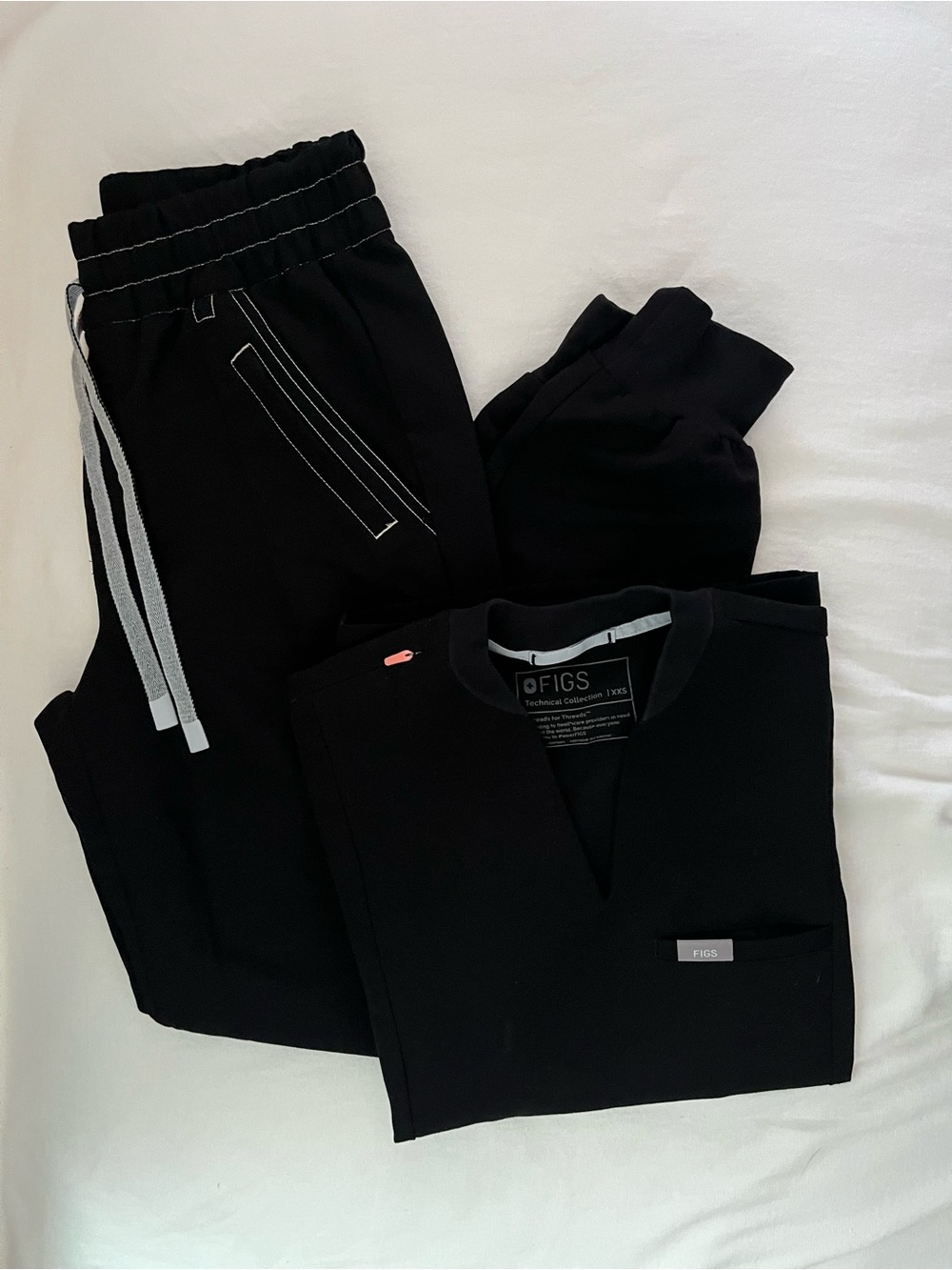 FIGS Scrub Set Black XS